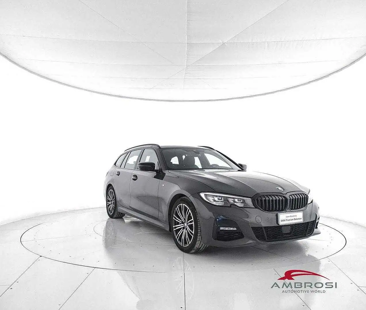 BMW 320 Touring 320d mhev 48V M Sport auto Grigio - 2