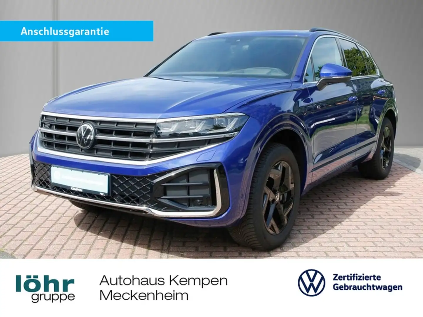 Volkswagen Touareg 3.0 TDI 4M R-Line Pano AHK Navi+VC HuD ACC RFK+... Blau - 1