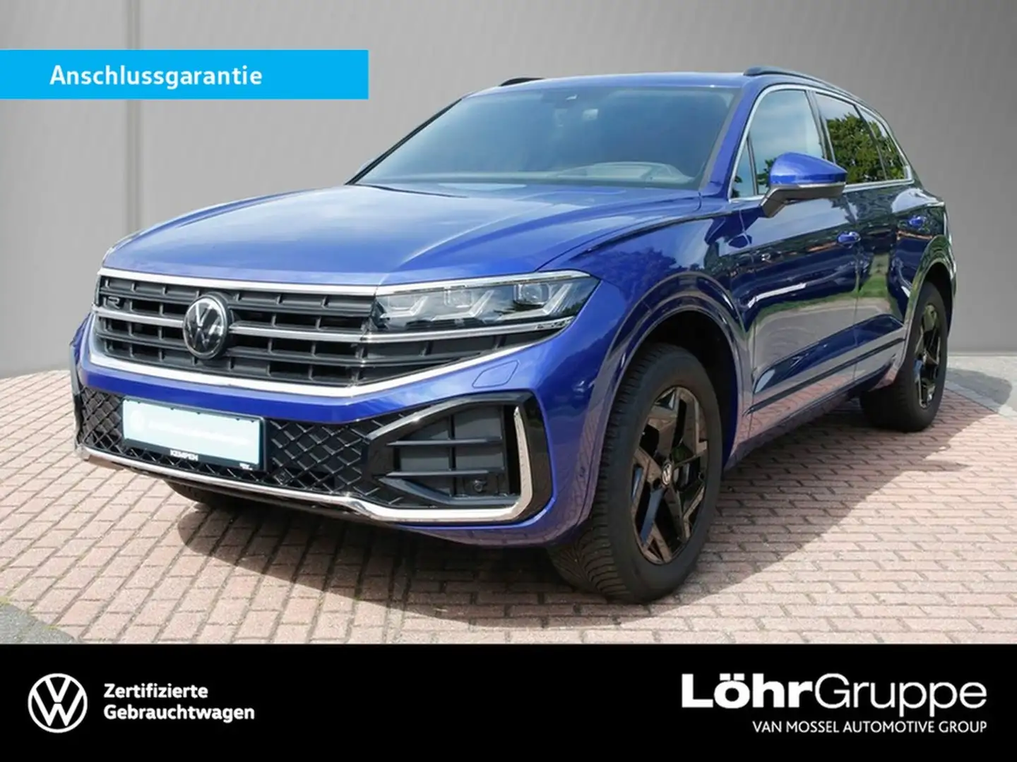 Volkswagen Touareg 3.0 TDI 4M R-Line Pano AHK Navi+VC HuD ACC RFK+... Blau - 1