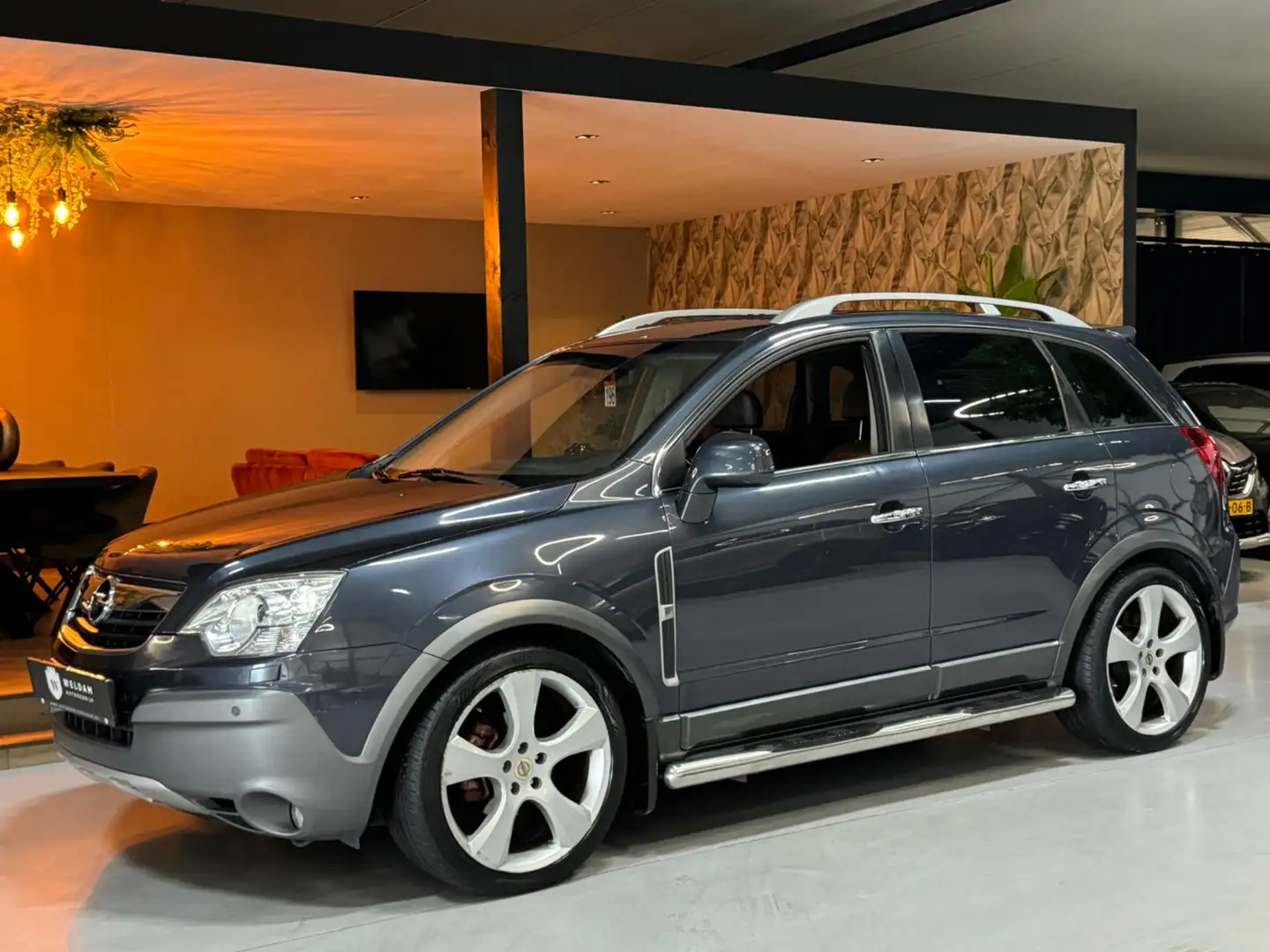 Opel Antara 3.2 V6 Cosmo Nap Trekhaak Pano Camera PDC StoelVW Blauw - 2