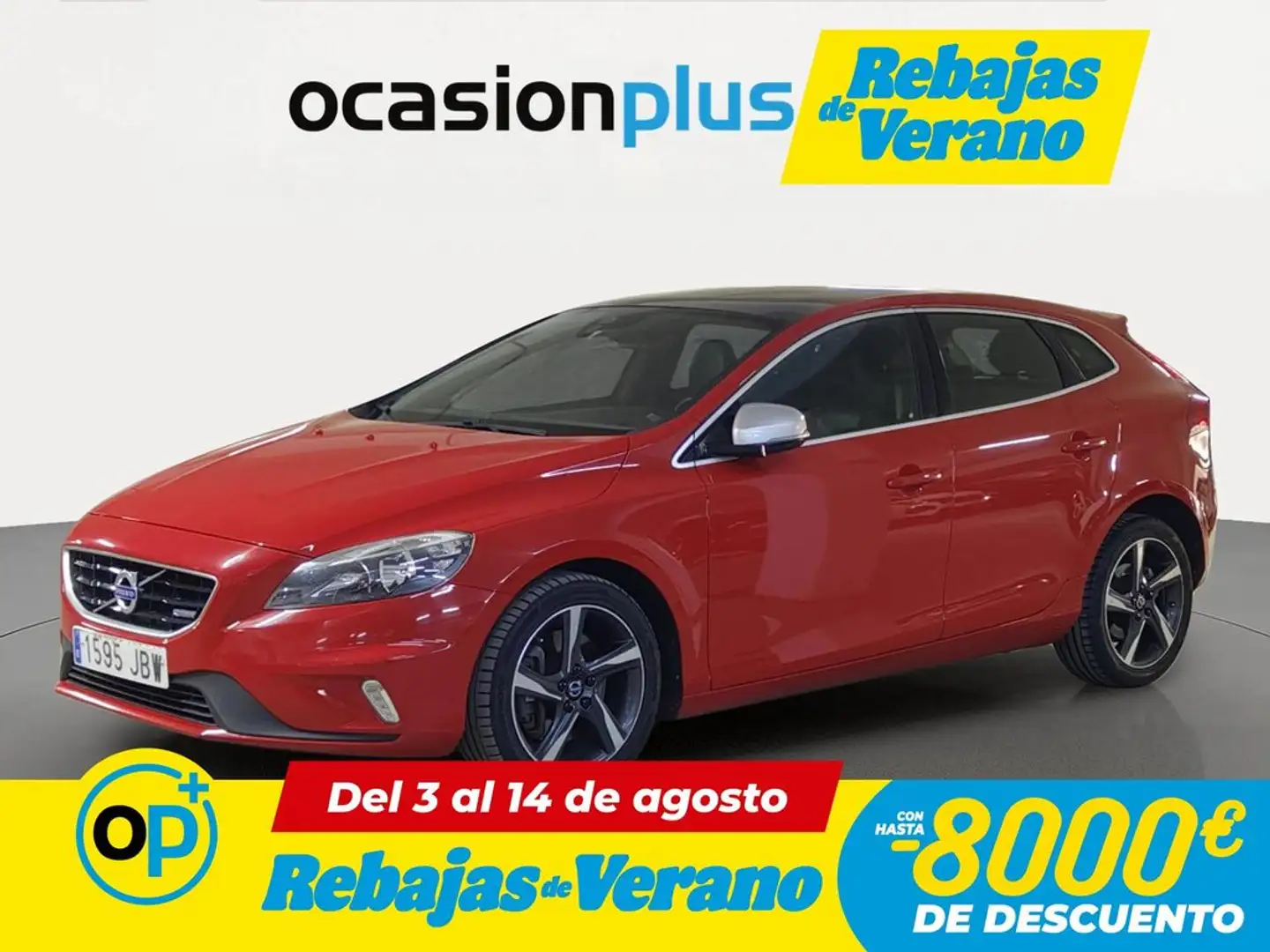 Volvo V40 D3 R-Design Momentum Aut. 150 Rojo - 1