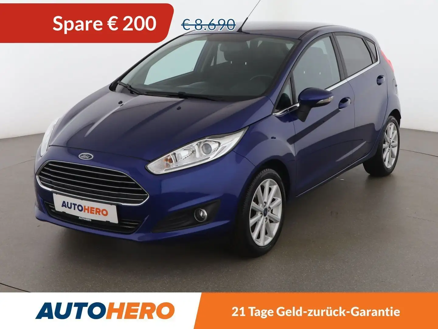 Ford Fiesta 1.0 Titanium *SHZ*BT* Blau - 1