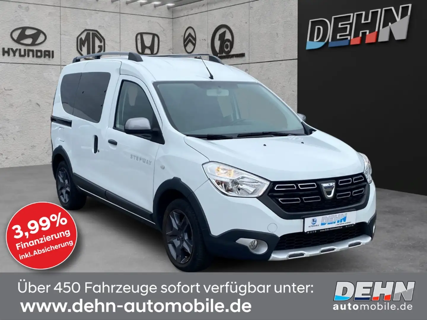 Dacia Dokker Stepway 1.2 Celebration Navi SHZ Weiß - 1