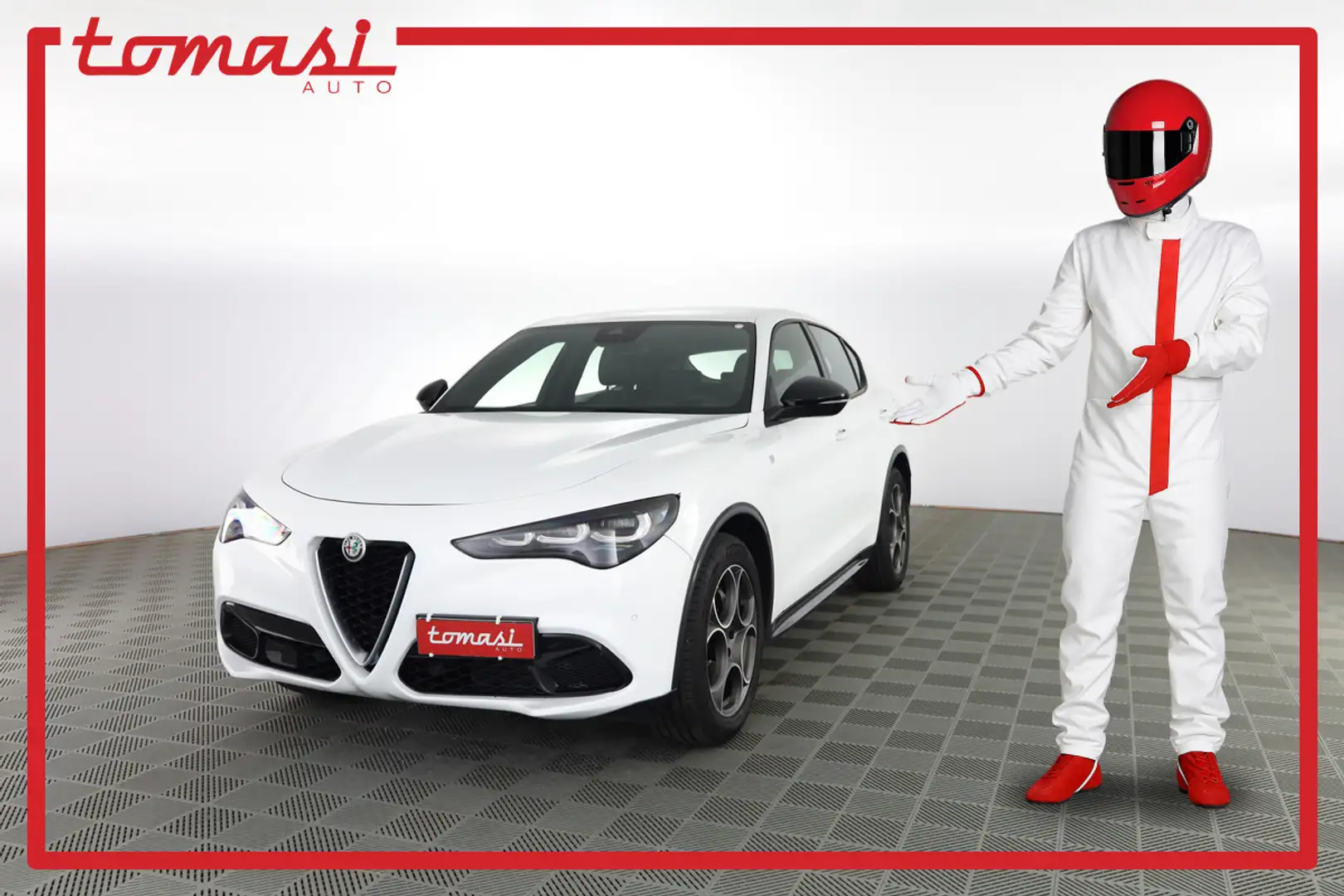 Alfa Romeo Stelvio 2.2 Turbodiesel 210 CV AT8 Q4 Ti Bianco - 1