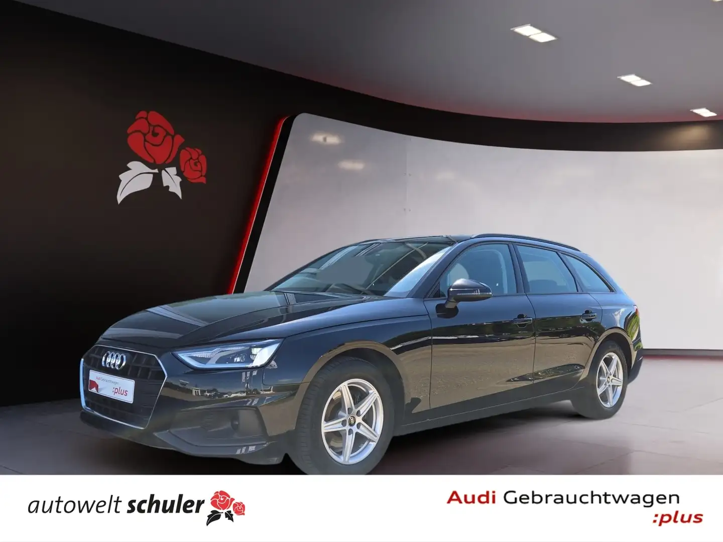 Audi A4 Avant 30 2.0 TDI S-tronic RFK Navi LED SHZ Zwart - 1