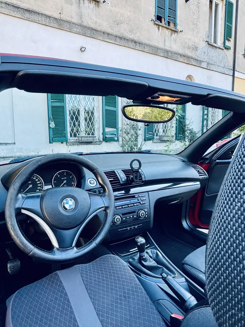 BMW 120 Serie 1 Cabrio Rosso - 1