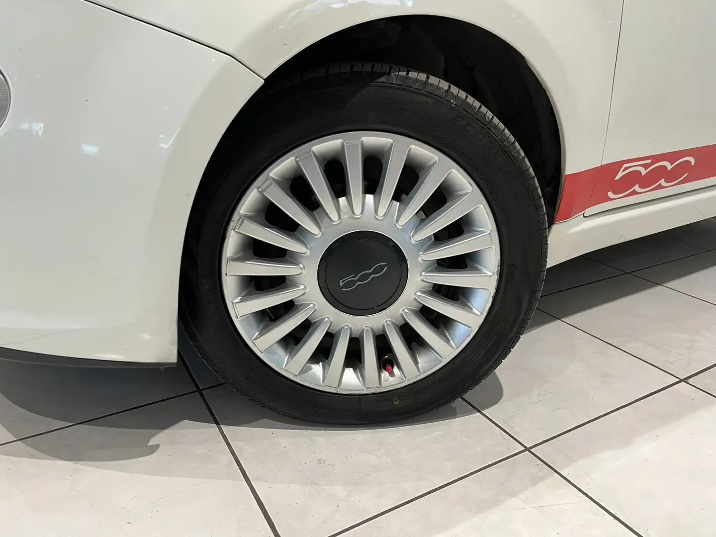 Fiat 500 1.3Multijet 95cv 2010 Blanche Toit Pano/Clim/Radio Blanc - 2