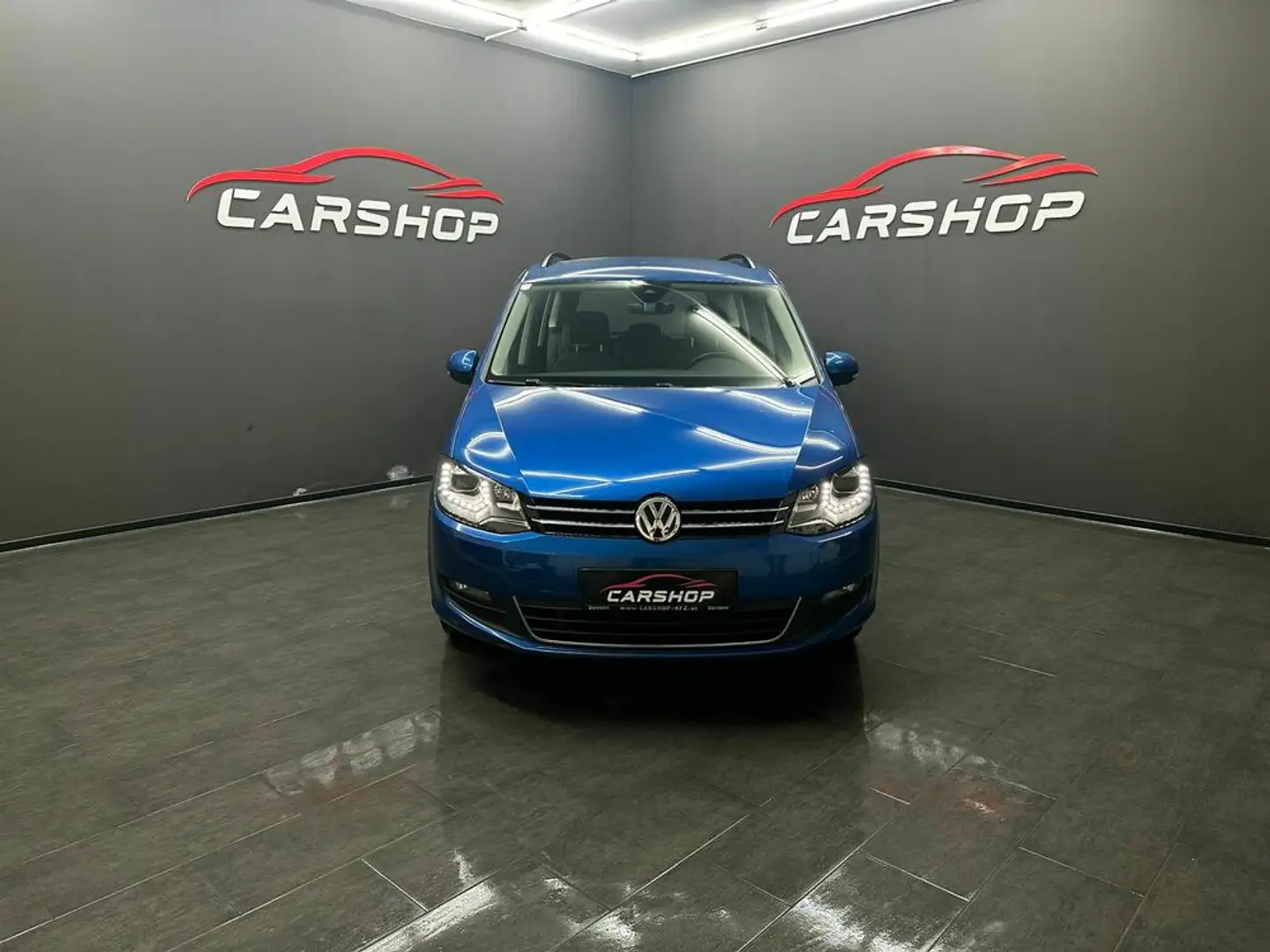 Volkswagen Sharan 7-Sitzer DSG Blau - 1
