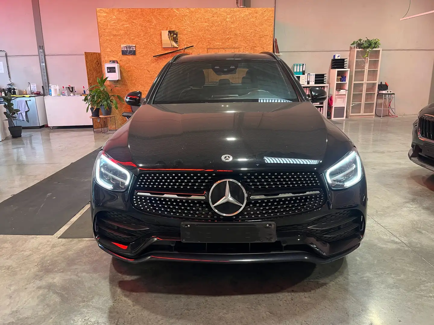Mercedes-Benz GLC 300 de 306PK 4MATIC AMG LINE *HYBRID*12 MOIS GARANTIE Noir - 1