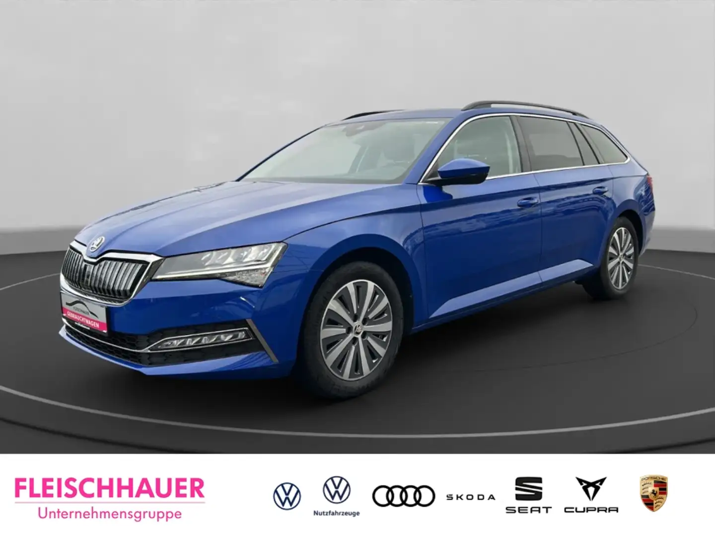 Skoda Superb Combi Ambition iV DSG+NAVI+SHZ+KLIMAAUT Blau - 1
