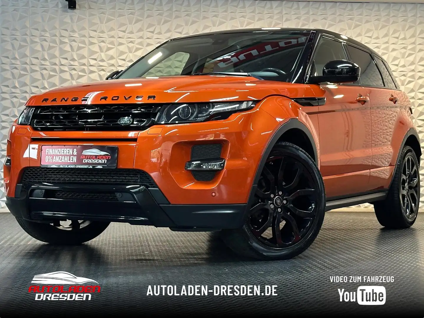 Land Rover Range Rover Evoque 2.2Sd4 DYNAMIC BLACK AWD* AHK Orange - 1