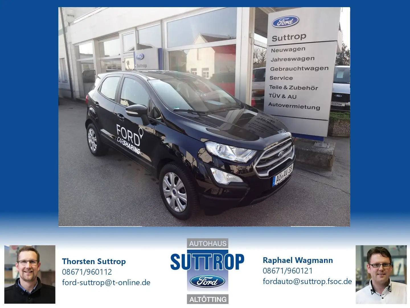 Ford EcoSport Cool & Connect mit Winterpaket Noir - 1