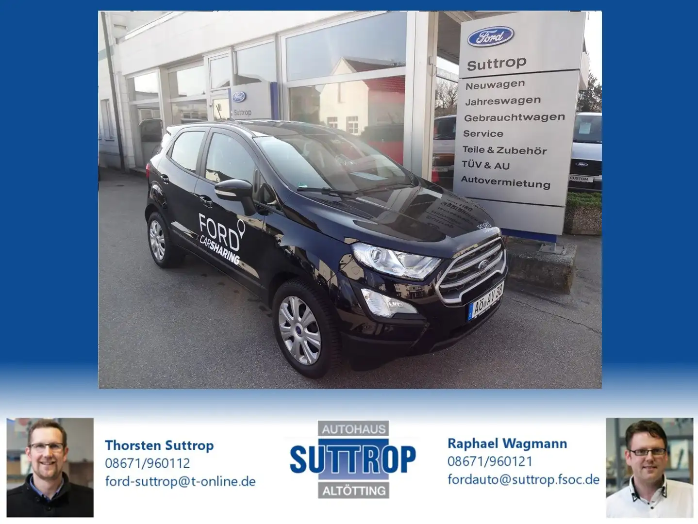 Ford EcoSport Cool & Connect mit Winterpaket Black - 1