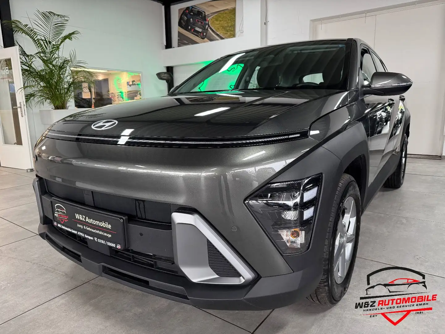 Hyundai KONA 1.0 T-GDI +Navi+LED+Kamera+SHZ+PDC+ Grau - 1