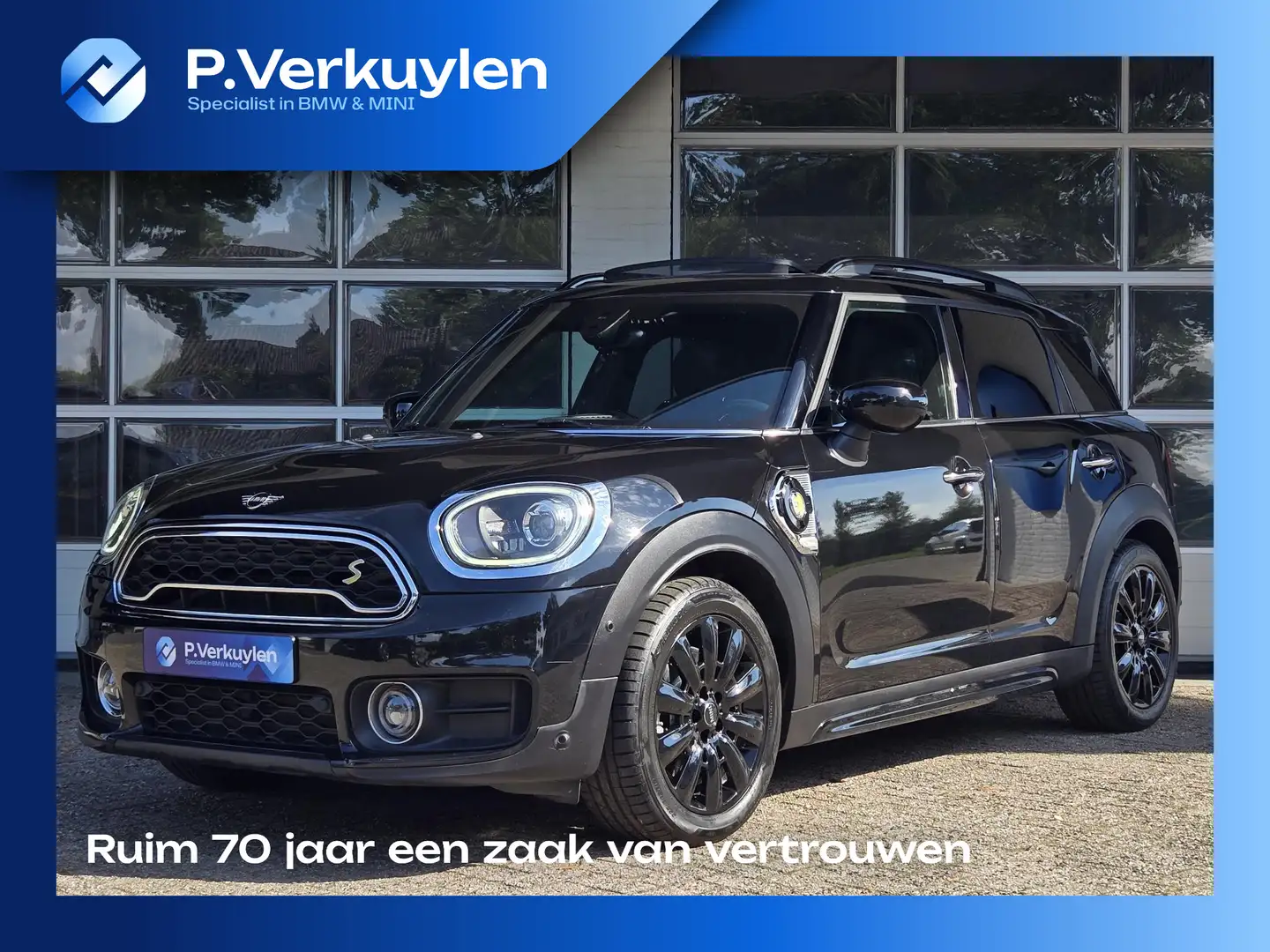 MINI Cooper SE Countryman Mini 2.0 ALL4 Chili | PANORAMA | ELEKTR. STOELEN | Zwart - 1