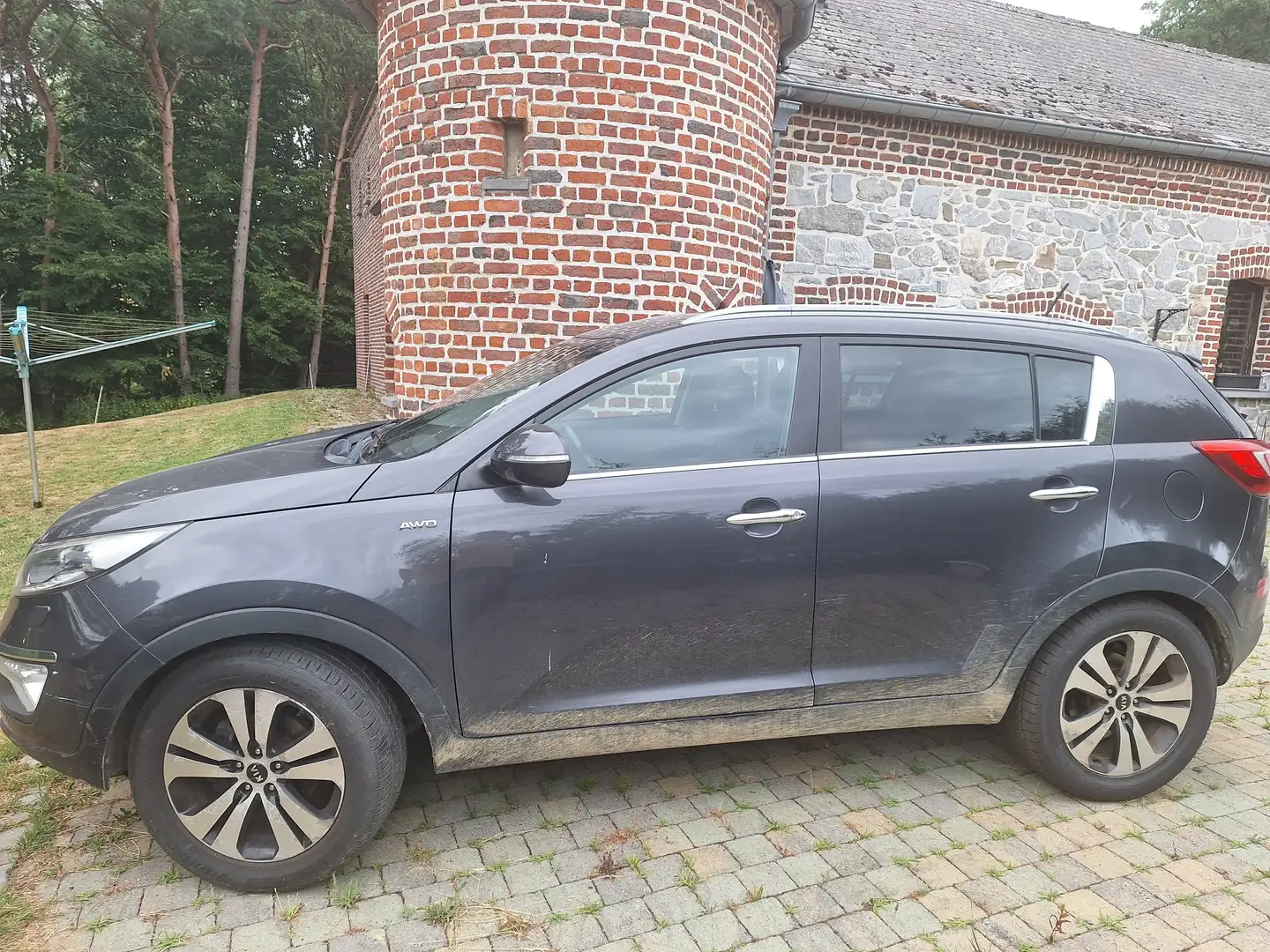 Kia Sportage Sportage 2.0 CRDi 4WD Sense Gris - 2