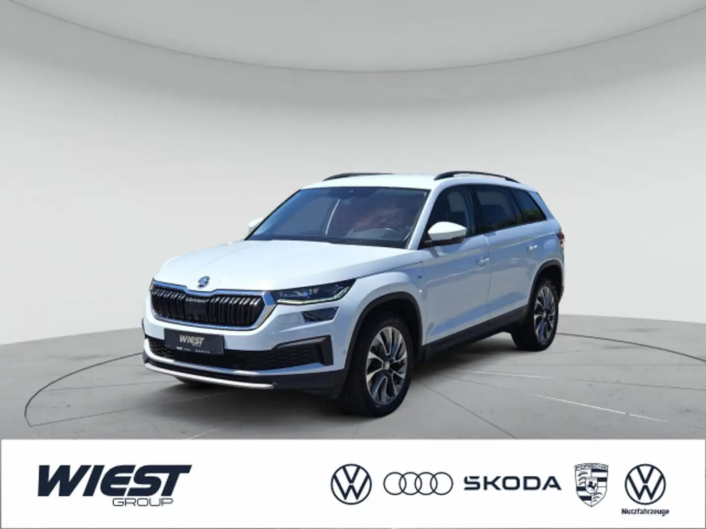 Skoda Kodiaq Clever 2.0 TDI DSG, MATRIX/360°VIEW/AHK/A Blanco - 1
