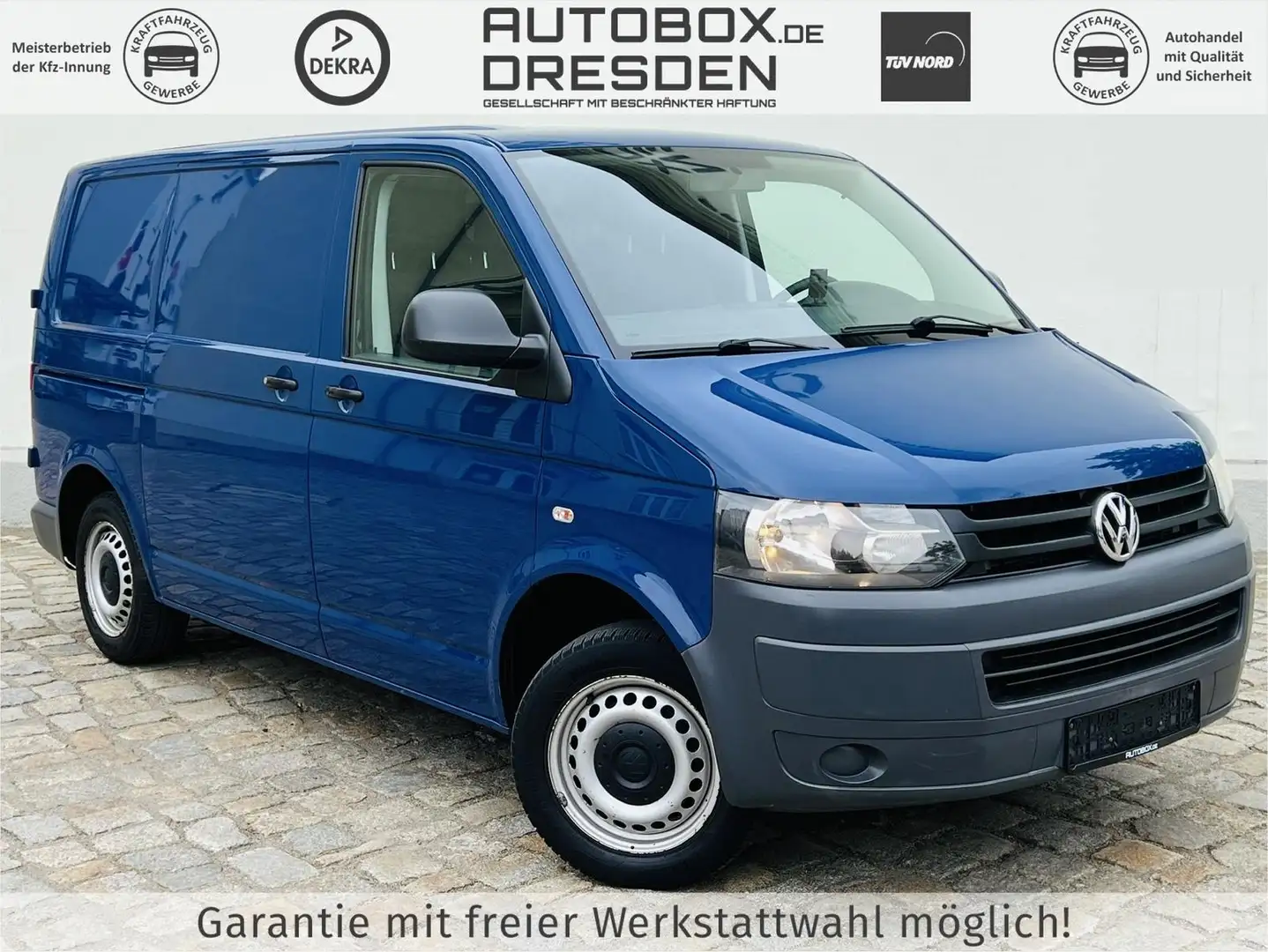 Volkswagen T5 Transporter T5 2.0 TDI Transporter Kasten +AHK+BT+KLIMA+ Bleu - 1