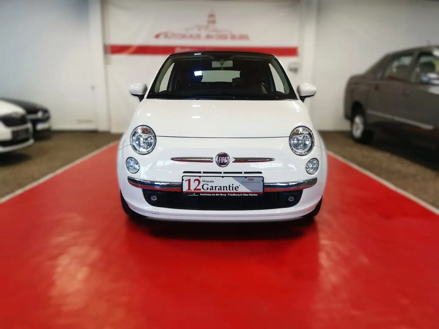 Fiat 500C 1.2 Cabrio Lounge *Klima + Navi + Bluetooth Weiß - 2