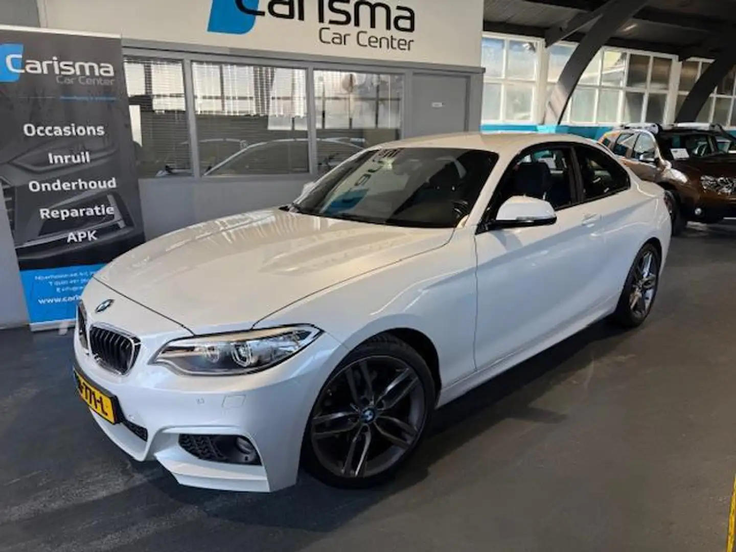 BMW 220 2-serie Coupé 220i M Sport|Automaat|Alcantara|Navi Blanc - 2