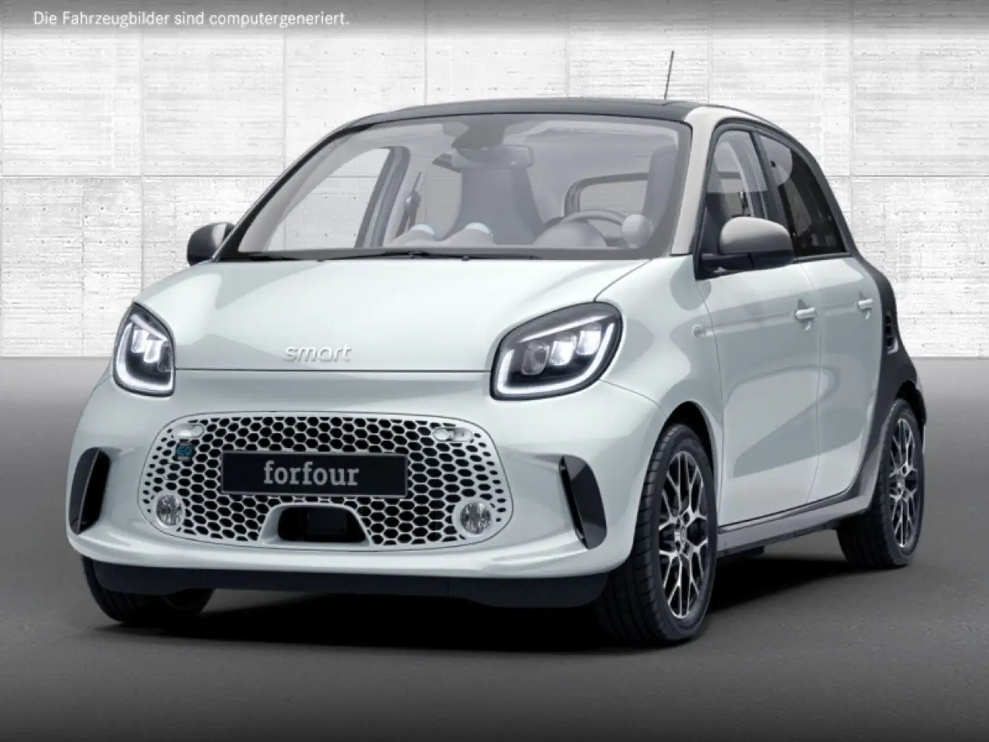 smart forFour EQ 60kWed pulse SHZ Faltdach PDC+Kamera Weiß - 2
