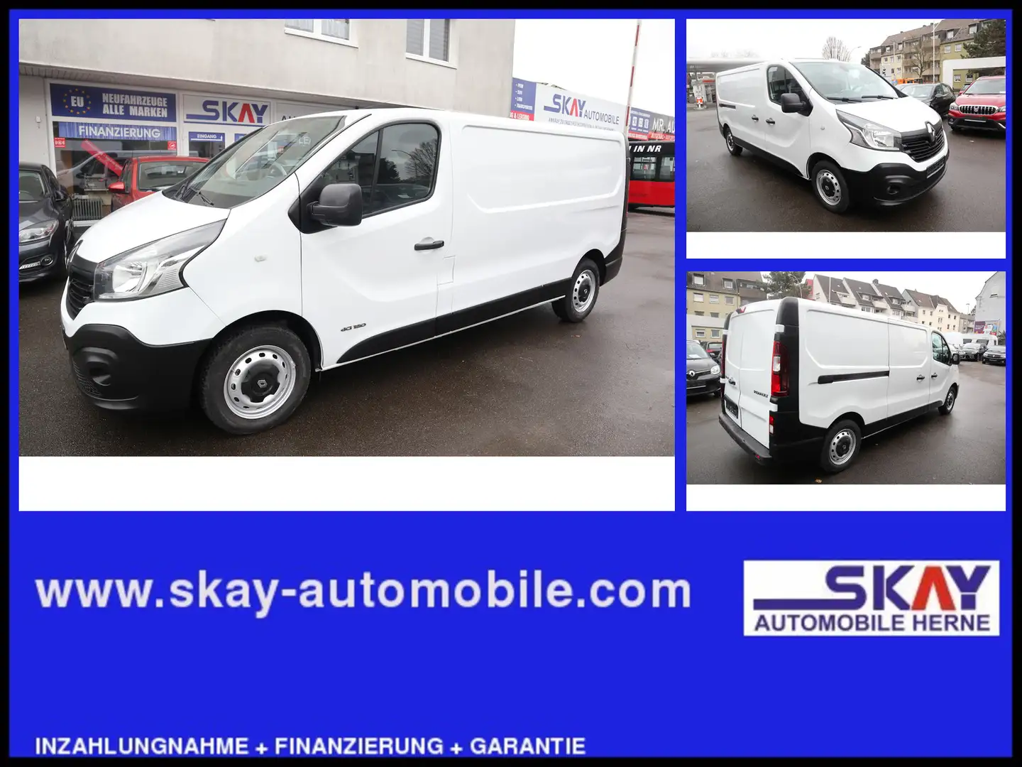 Renault Trafic L2H1 2,9t KomfortNavi Tempo Scheckheftge Weiß - 1