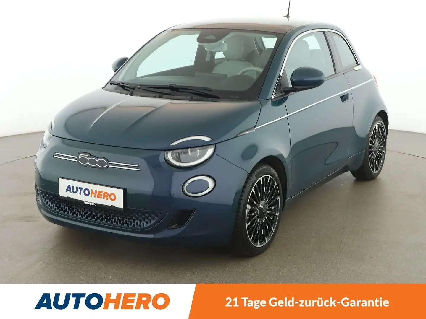 Fiat 500e electric drive 87 kW 'la Prima' Aut. *LED*SPUR*TOT Grün - 1