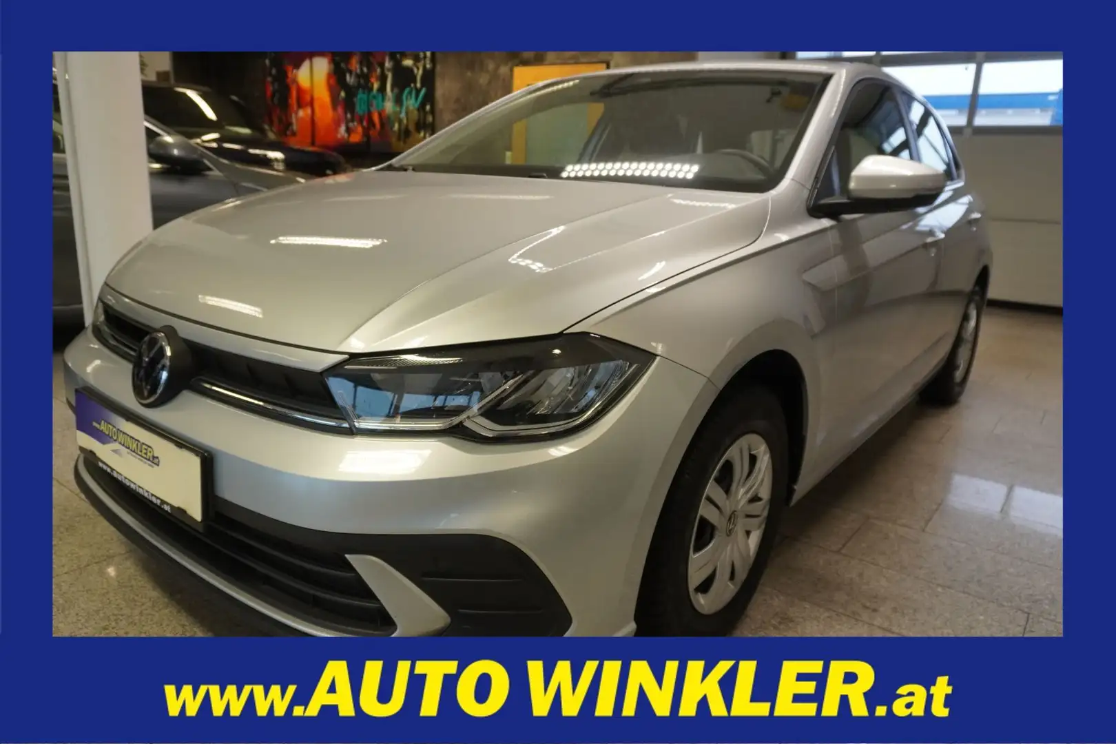 Volkswagen Polo 1,0 TSI Klima/LED Silber - 1