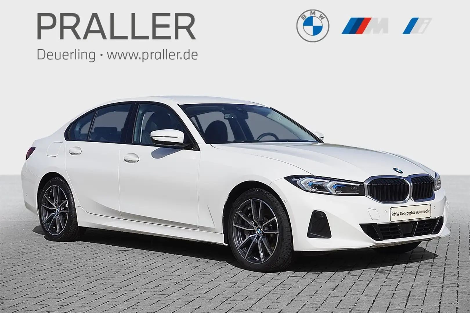BMW 330 i xDrive Limo AHK Allrad Navi Curved Dispaly Sport Weiß - 1