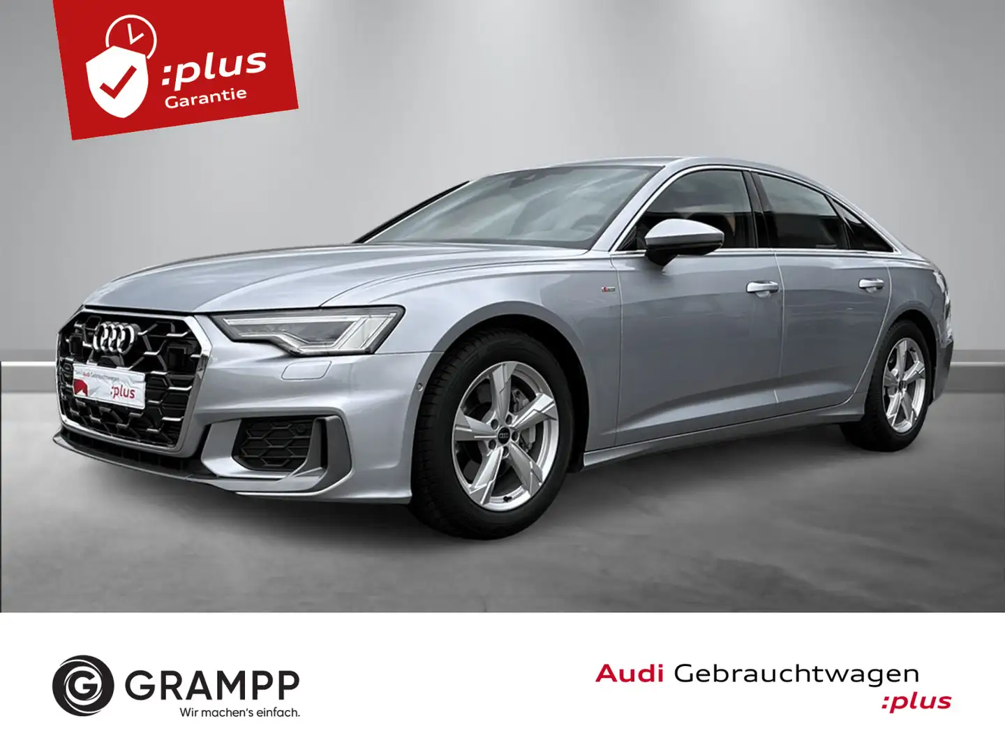 Audi A6 S line 45 TFSI quattro S-tronic + Silber - 1