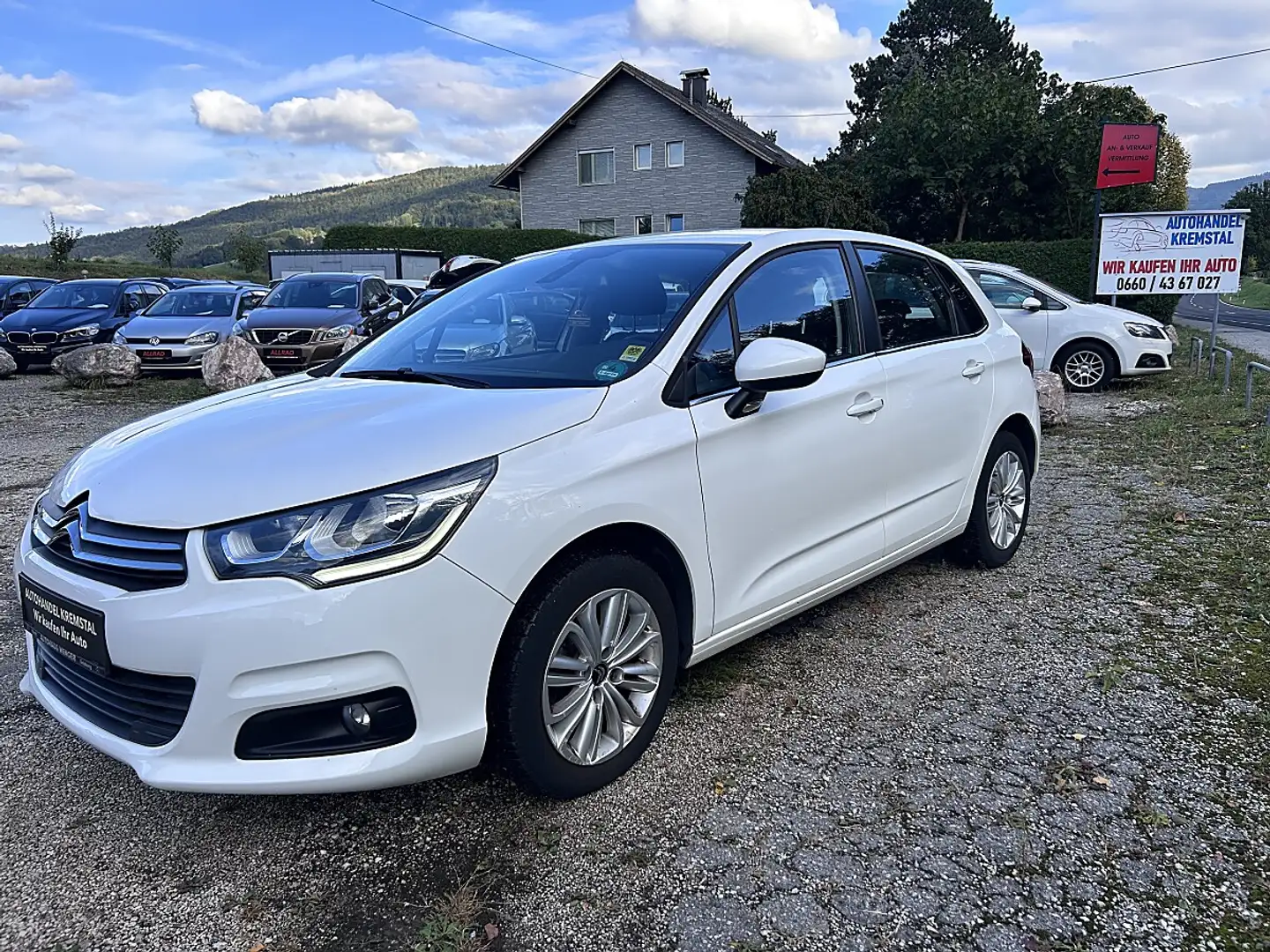 Citroen C4 1.2 e-THP Feel 110 1.Besitz- Serviceheft volls... Weiß - 2