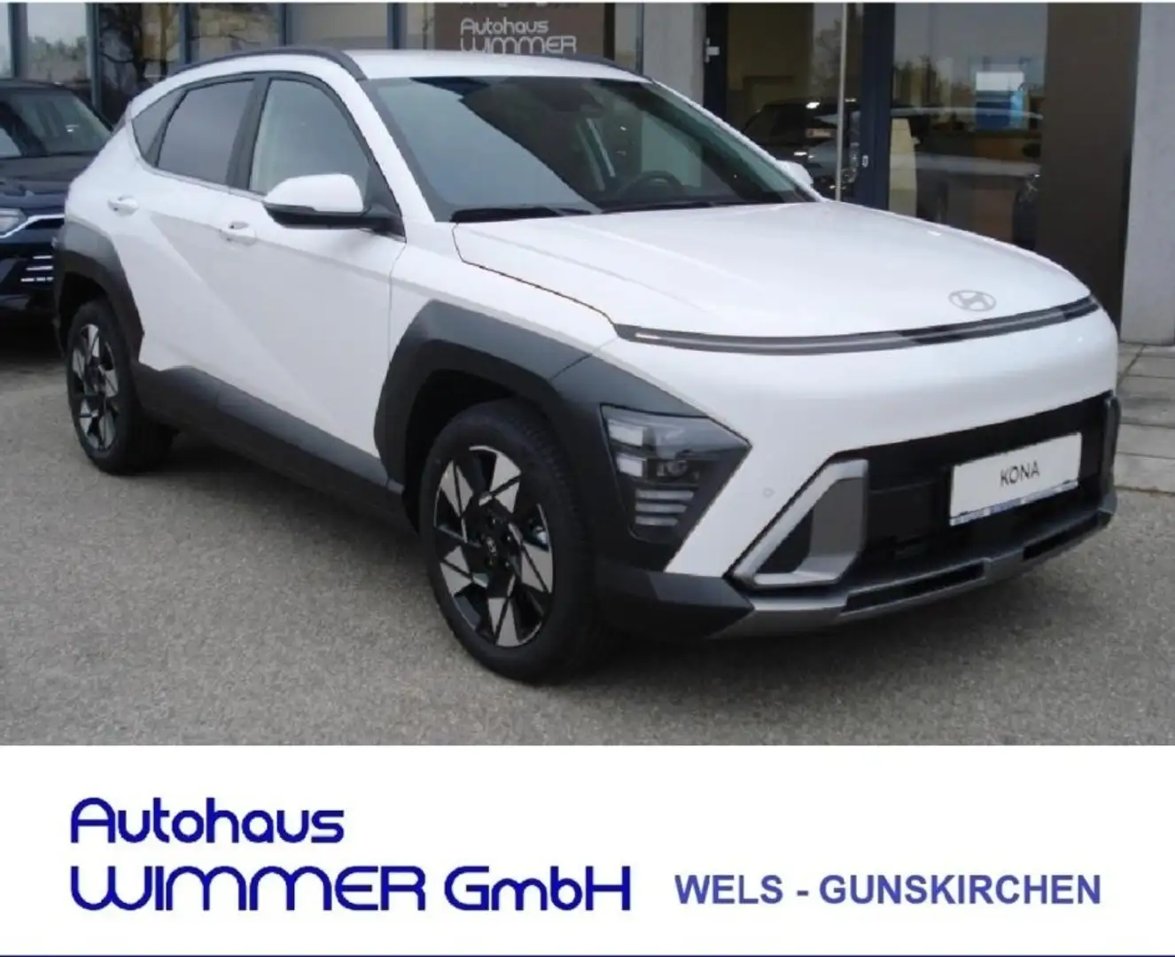 Hyundai KONA Kona 1,6 T-GDi 2WD Go Plus DCT Aut. Weiß - 1