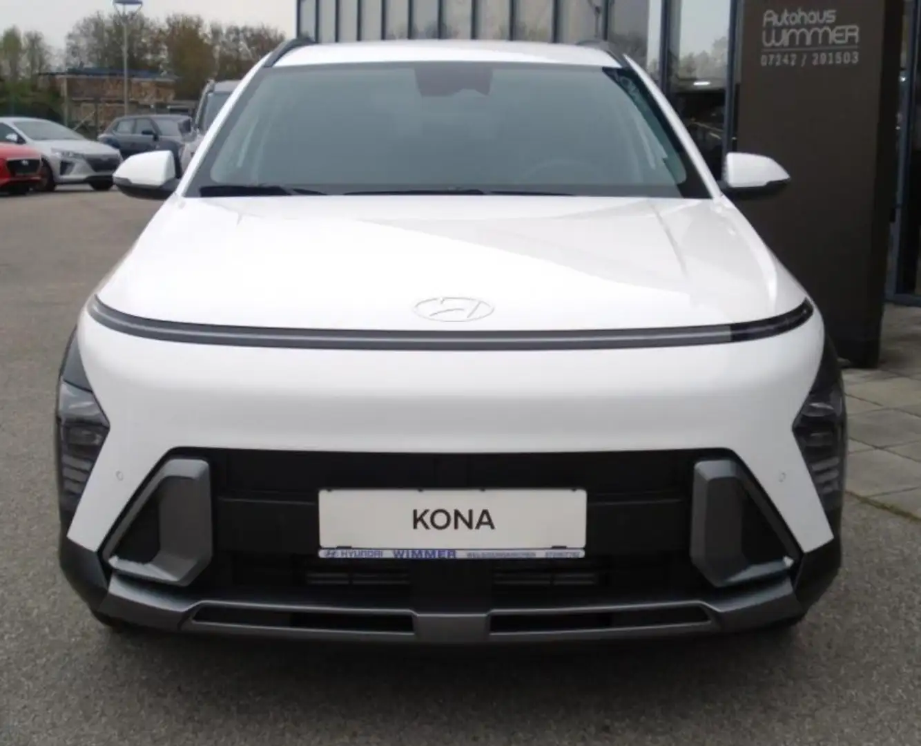 Hyundai KONA Kona 1,6 T-GDi 2WD Go Plus DCT Aut. Weiß - 2