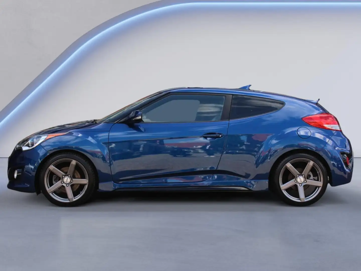 Hyundai VELOSTER 1.6 T GDI i-Catcher 204PK/Apple Carplay/Leder/Crui Albastru - 2