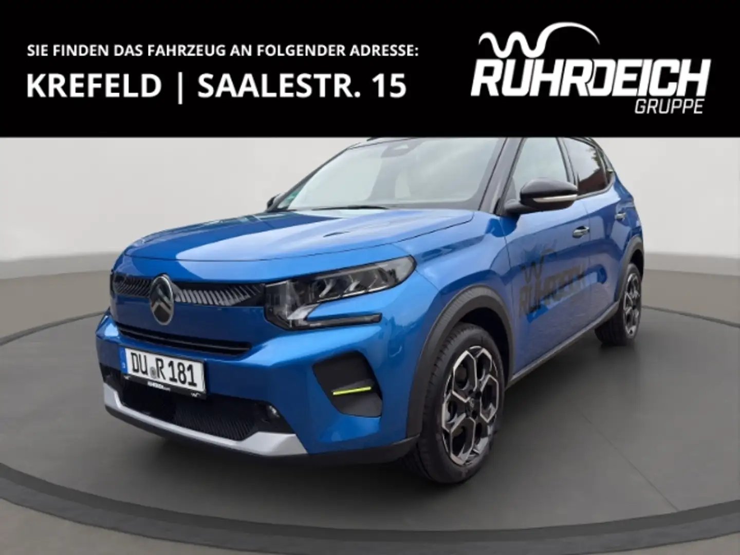 Citroen C3 Turbo 100 MAX 1.2 PureTech EU6e HUD Navi Soundsyst Blau - 1