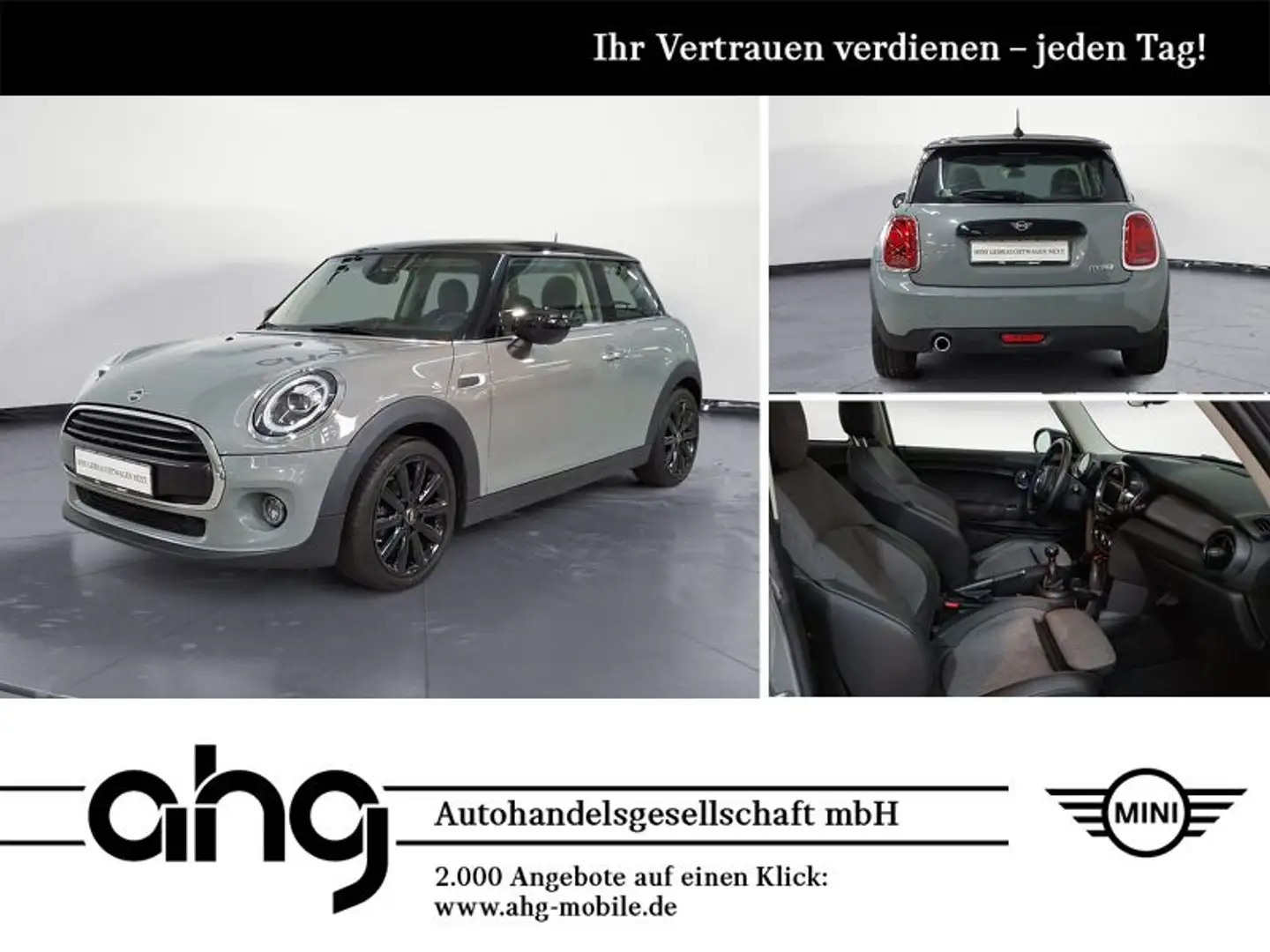 MINI Cooper Klimaaut. Sportsitze PDC Sitzhzg. Vorn Grijs - 1