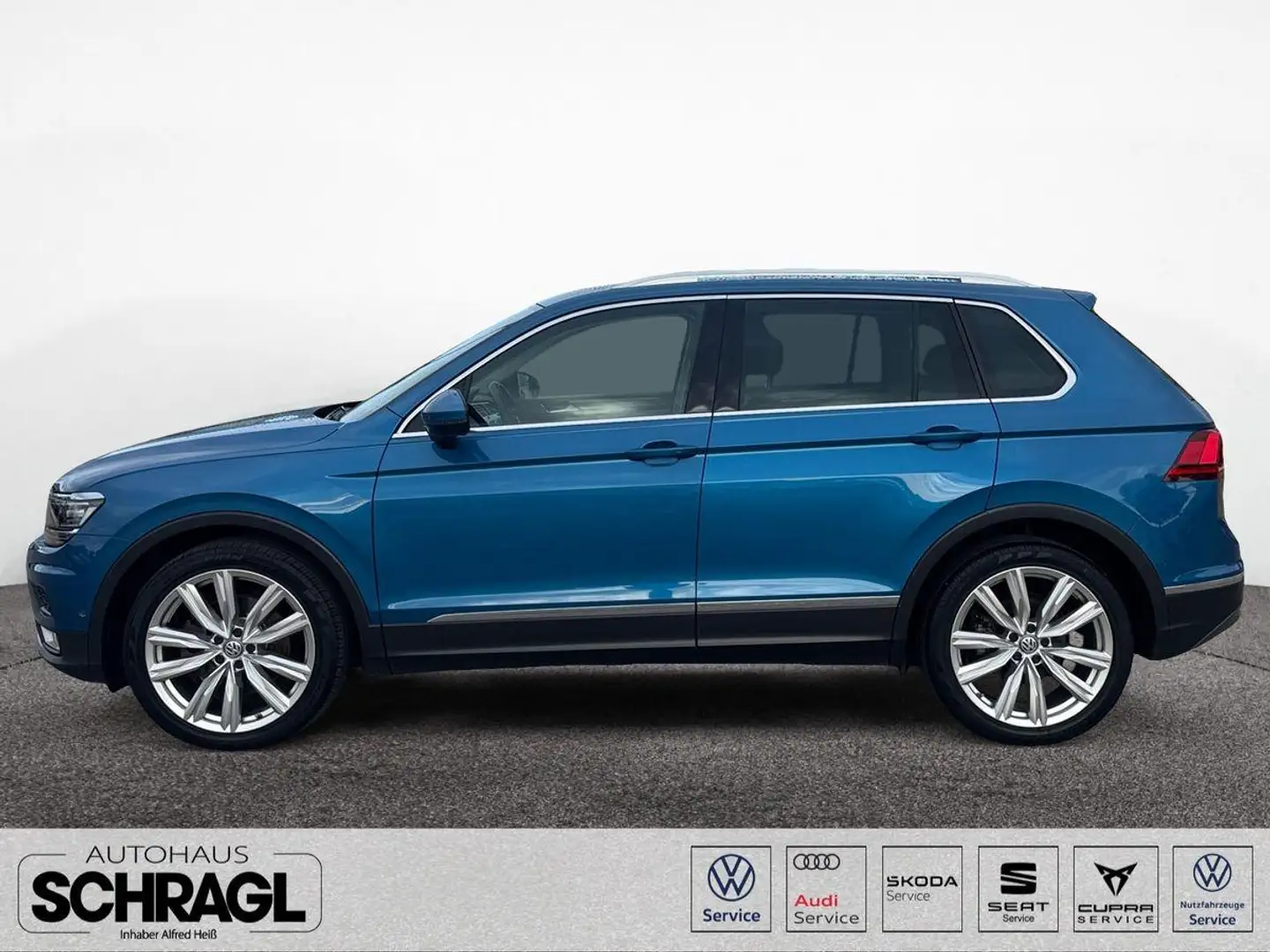 Volkswagen Tiguan 2.0 TSI 4Motion DSG HIGHLINE+NAV+PANO+LED Bleu - 2