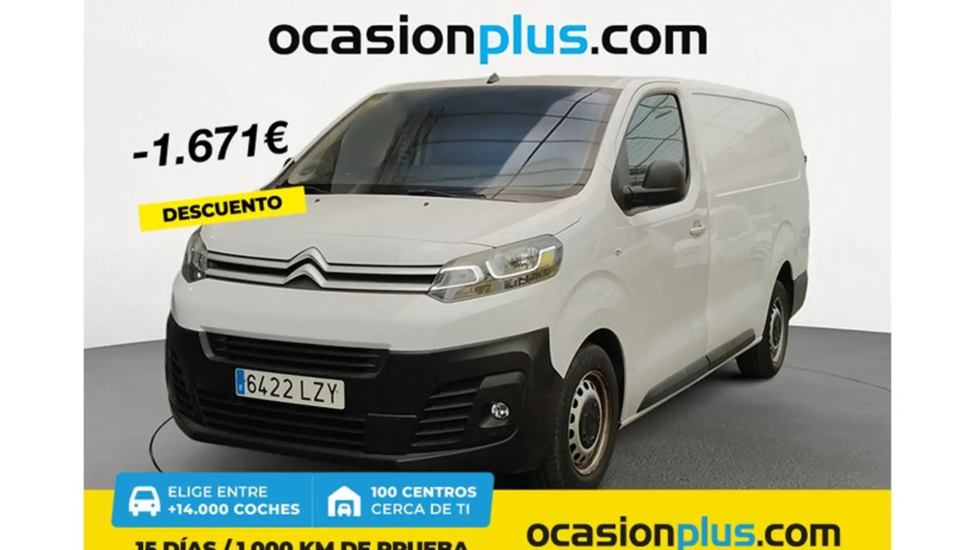 Citroen Jumpy Fg. 1.5 BlueHDI Talla XL S&S 100 Blanc - 1