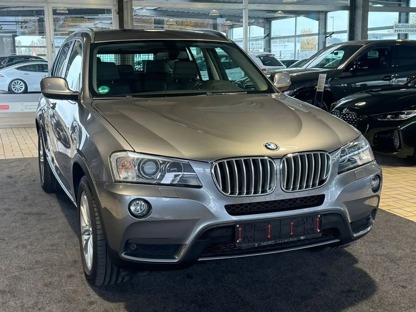BMW X3 xDrive30d Leder Navi Panorama BiXenon 18" Gris - 1