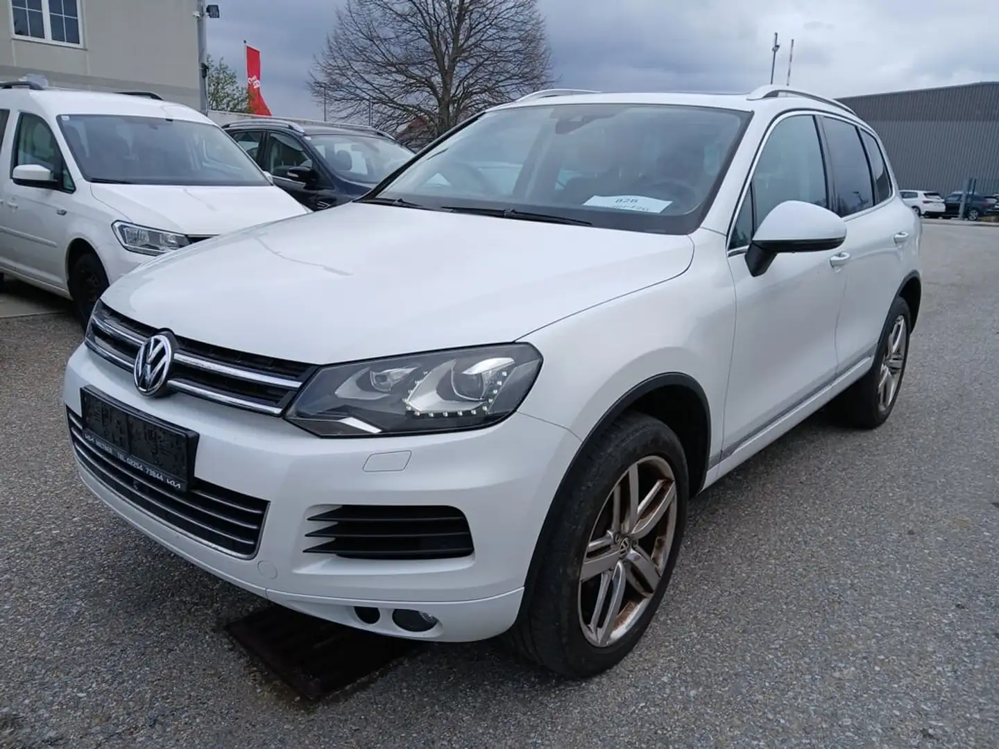 Volkswagen Touareg V8 TDI 4Motion Aut. **ACC/Panorama/Leder/Xenon/... Weiß - 1