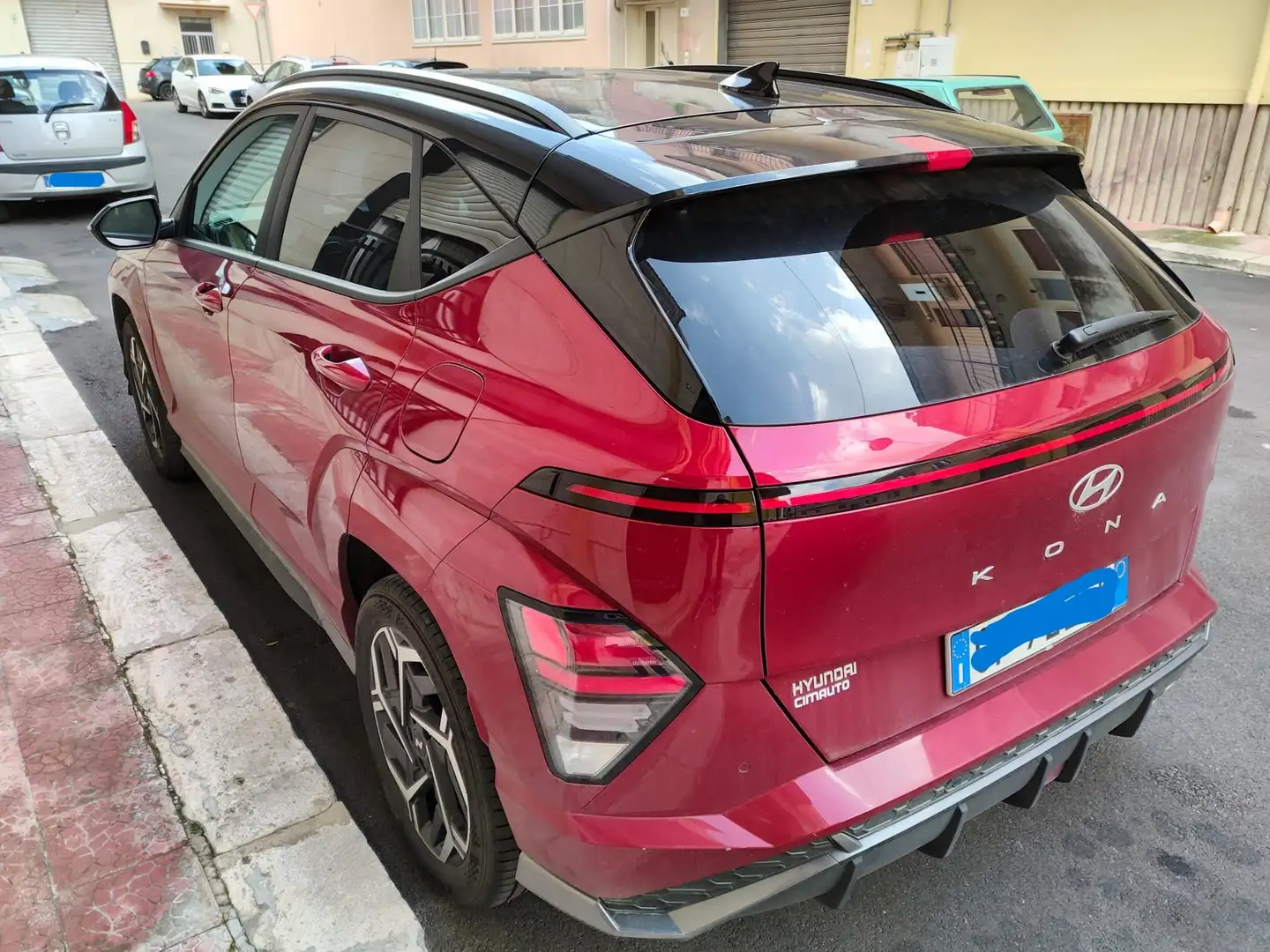 Hyundai KONA Kona 2° serie 1.6 HEV N Line 2wd 141cv dct Rosso - 2