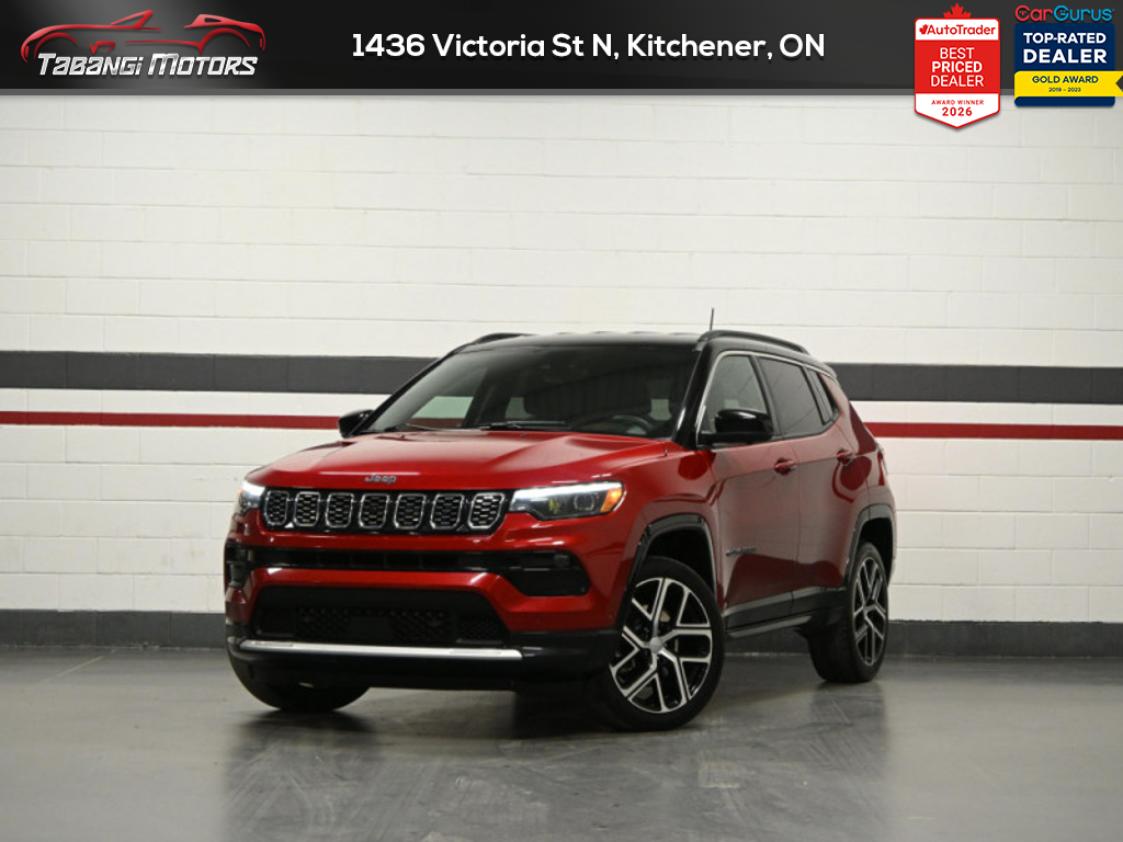 2024 Jeep Compass Limited No Accident 360CAM Adaptive Cruise Remote