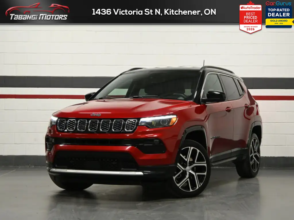 2024 Jeep Compass Limited No Accident 360CAM Adaptive Cruise Remote