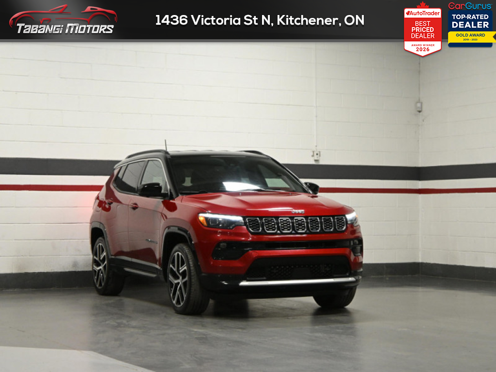 2024 Jeep Compass Limited No Accident 360CAM Adaptive Cruise Remote
