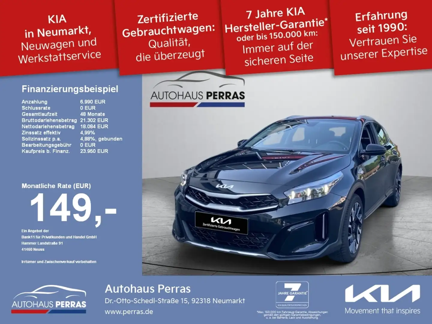Kia XCeed 1.5 T-GDI DCT7 Vision Komfort+ Navi Carplay Zwart - 1