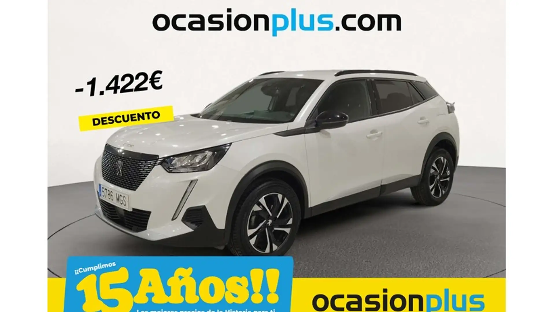 Peugeot 2008 1.2 PureTech S&S Allure Pack 130 Wit - 1