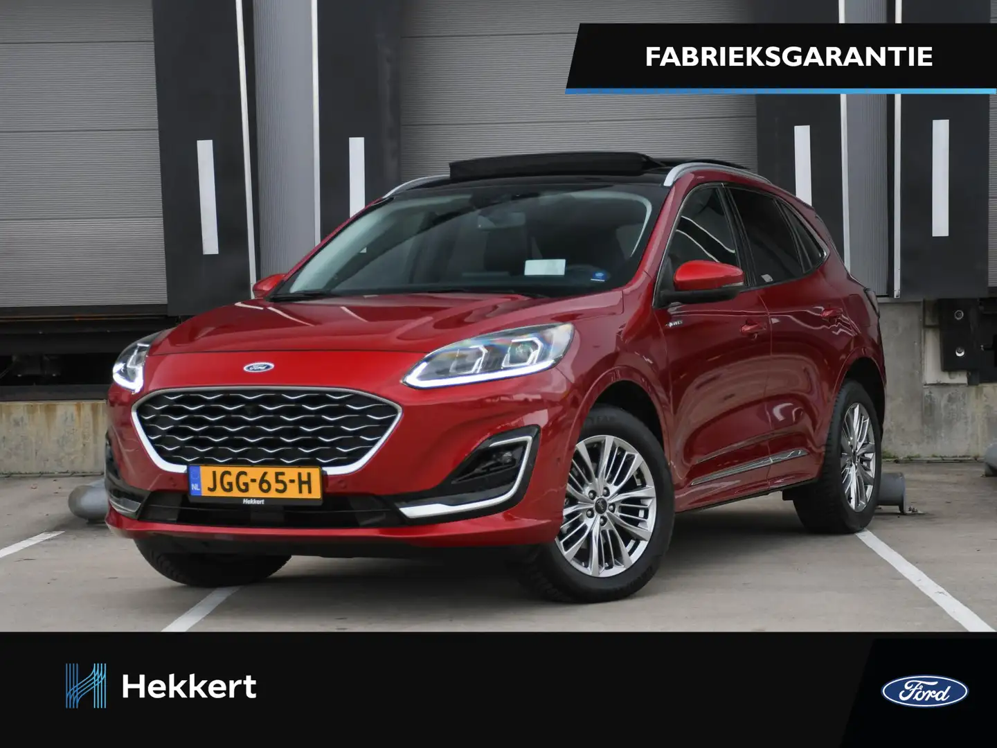 Ford Kuga Vignale 2.5 FHEV 190pk Automaat PANO-DAK | ADAP. C Rouge - 1