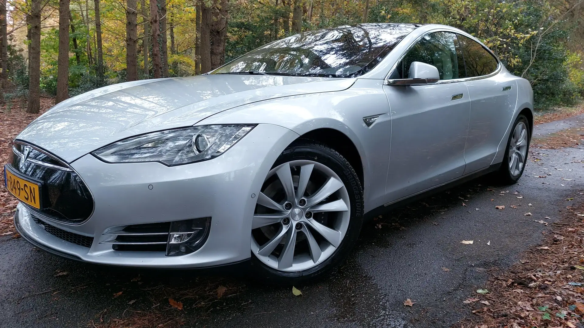 Tesla Model S Model S 85D live time free superch autopilot ccs Ezüst - 2