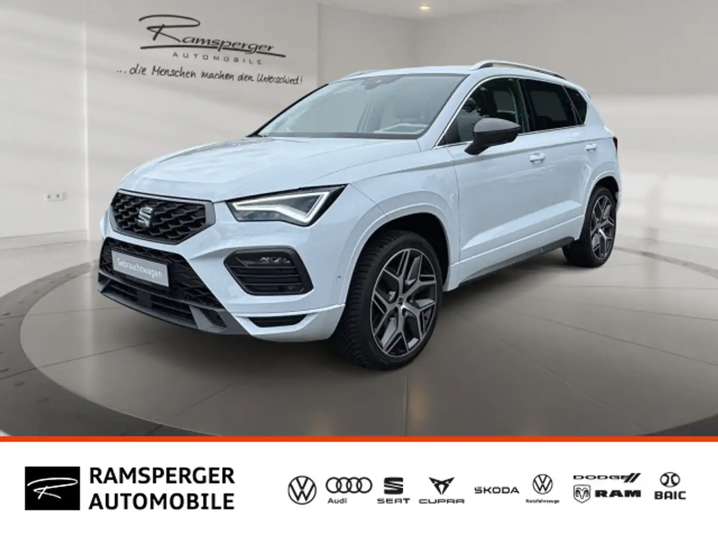 SEAT Ateca FR 2.0 TSI 4Drive LED/assist/Kamera/uvm. Weiß - 1