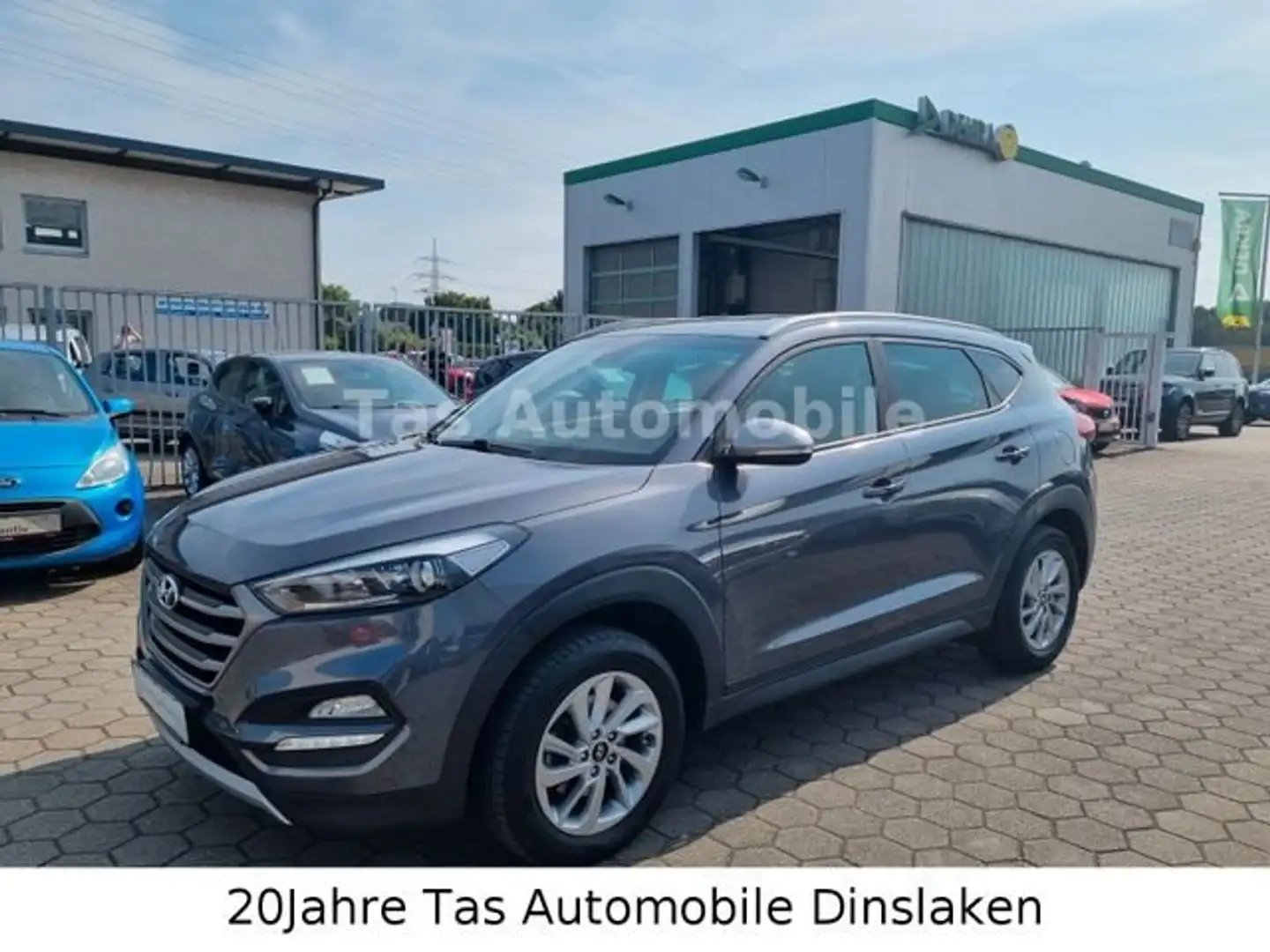 Hyundai TUCSON blue 1.6 GDi 2WD Classic"1.Hand"Hyundai Scheckheft Grijs - 1